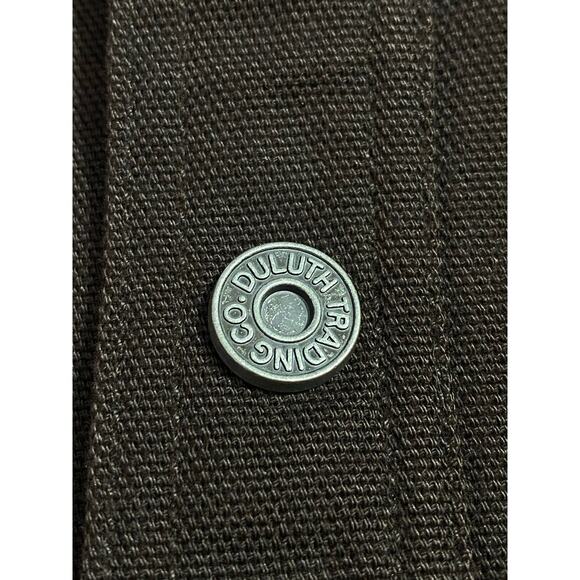 Duluth Trading Co Canvas Coat – Men’s 2XL Tall, Brown Flannel-Lined Workwear - Picture 6 of 12